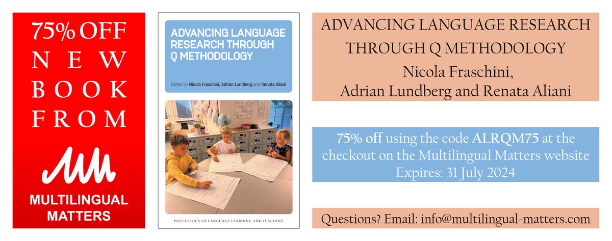 "The authors have illuminated and revitalized the entire field of language acquisition by demonstrating the role that subjectivity plays and by presenting sophisticated evidence through applications of Q methodology..." bit.ly/3XWHDRa