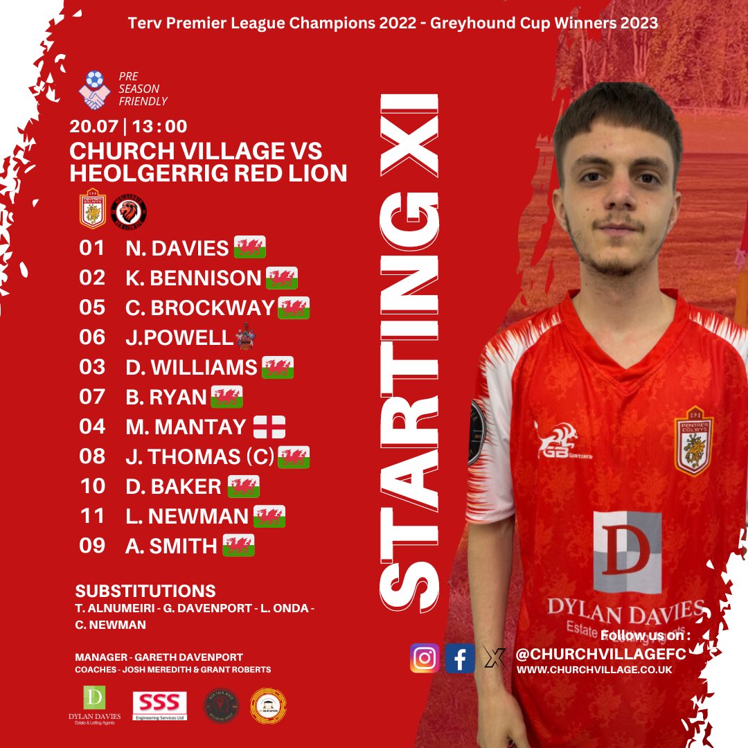 Church Village FC (@churchvillagefc) on Twitter photo ๐ฃ๐ฟ๐ฒ-๐ฆ๐ฒ๐ฎ๐๐ผ๐ป ๐จ๐ฝ๐ฑ๐ฎ๐๐ฒ!
A tough day at the office on Saturday against a well organised <a href="/HeolgerrigLions/">Heolgerrig Red Lion CFC</a>
Thanks for hosting us lads and good luck for the upcoming season โค๏ธ๐ค
#TheVillageWay ๐ฃ๐ฟ๐ฒ-๐ฆ๐ฒ๐ฎ๐๐ผ๐ป ๐จ๐ฝ๐ฑ๐ฎ๐๐ฒ!
A tough day at the office on Saturday against a well organised <a href="/HeolgerrigLions/">Heolgerrig Red Lion CFC</a>
Thanks for hosting us lads and good luck for the upcoming season โค๏ธ๐ค
#TheVillageWay