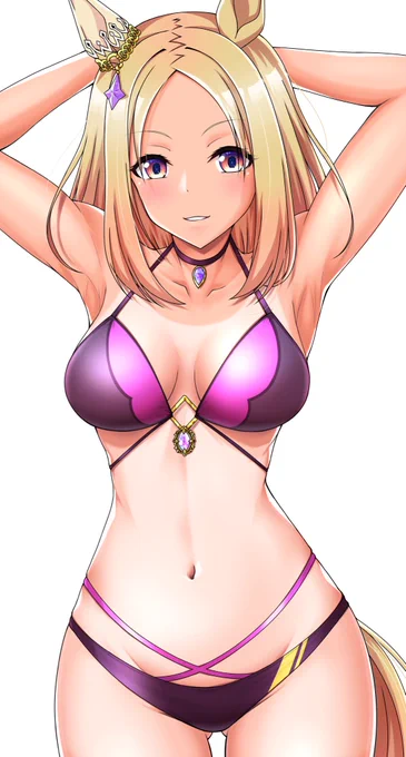 この水着ナリタトップロードのイラスト意外と人気高い#ウマ娘 #ナリタトップロード 
