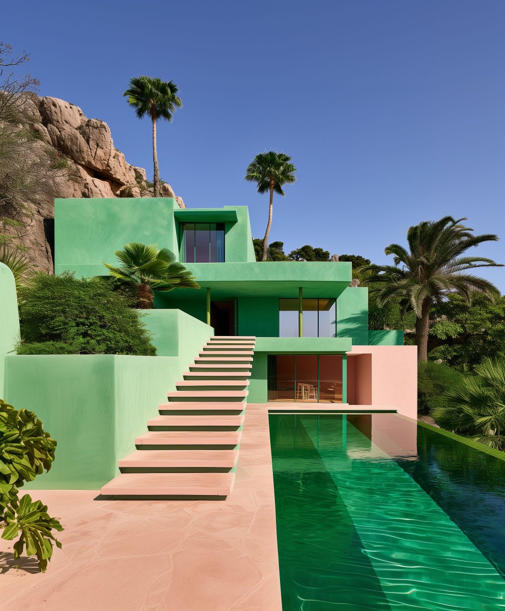 lummipics's tweet image. Summer Oasis by Nestor Diaz 🌴
#aiinteriordesign 

lummi.ai/creator/nestor…