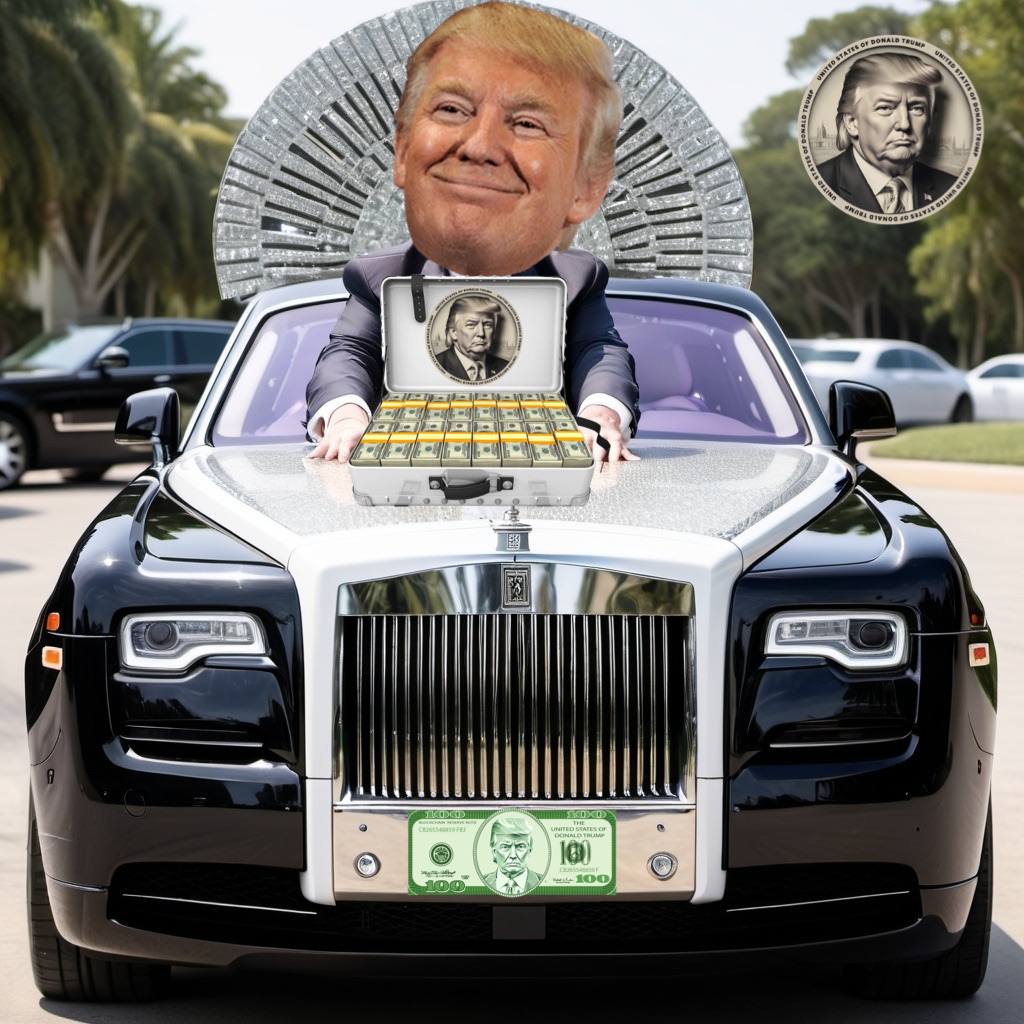 $TRUMP rollin up with $USDT yellin $FIGHT! 

#Memecoins