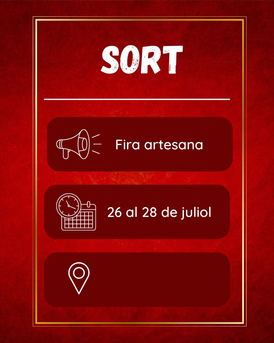 Setmana del 23 al 28 de juliol 👉

#cangaburra #embotitscangaburra #km0 #productesdeproximitat #productorscatalans #embotitscatalans #embotits #embotitsdelagarrotxa #lavalldenbas #lagarrotxa #firescatalanes #producciopropia #producciópròpia #artesans