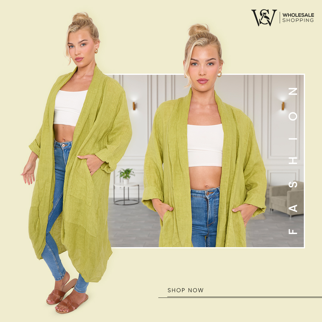 WholesaleSO's tweet image. Stock up on our Plain Open Front Pockets Cardigan! This versatile and cozy piece is a must-have for any wardrobe, offering both style and comfort.

Buy Now: rb.gy/i0zq4r 

#cardigan #plain #openfront #wholesaleclothing #fashionwholesaleuk #ukstyle #wholesaleshopping