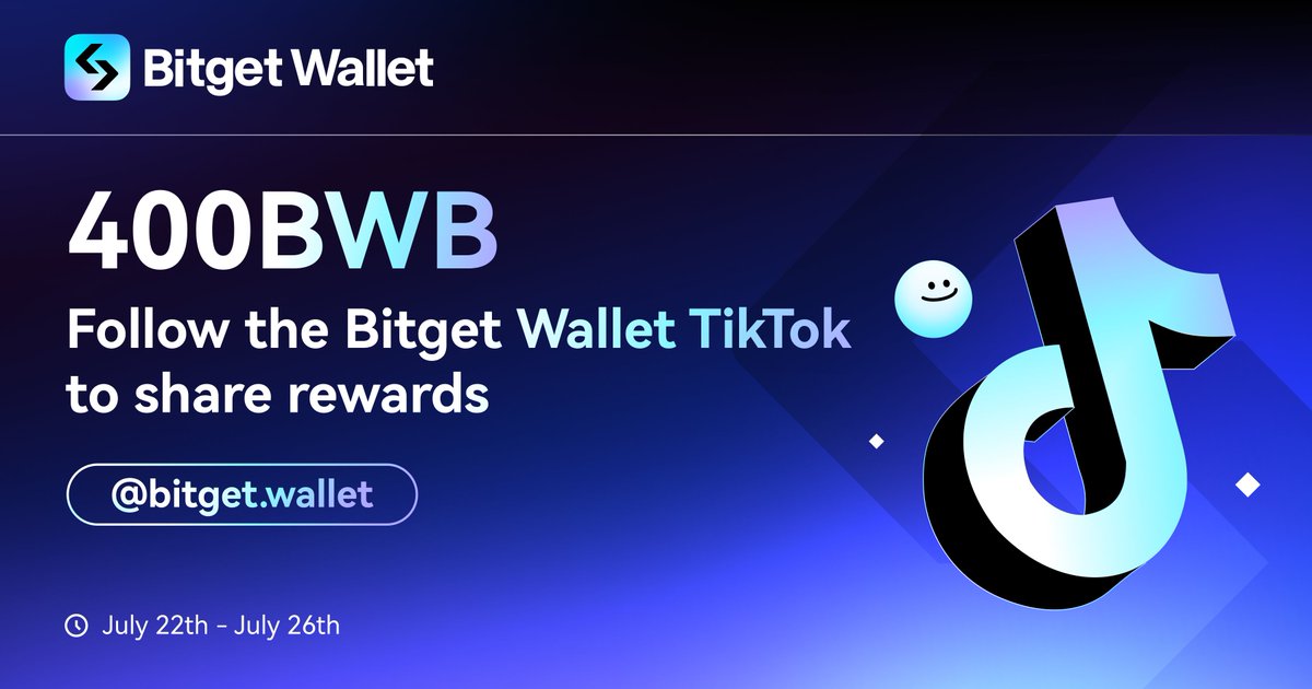 We're excited to announce our latest event featuring our newest social media platform: TikTok 🔥

Follow, like, and comment our TikTok account for a chance to win from a pool of 400 $BWB! 20 winners to be selected 🏆

📝 How to Participate:
1️⃣ Follow us on TikTok