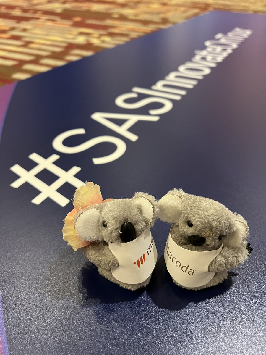 metacoda's tweet image. The Metacoda koalas are in Sydney and found the hashtag for #SASInnovateOnTour tomorrow! #️⃣🐨 See you there. 👋

sas.com/sas/events/inn…

#SASusers #SASpartners #SAS #SASviya #SASInnovate #AI #analytics #data #SASadmin #metacoda #metacodakoala