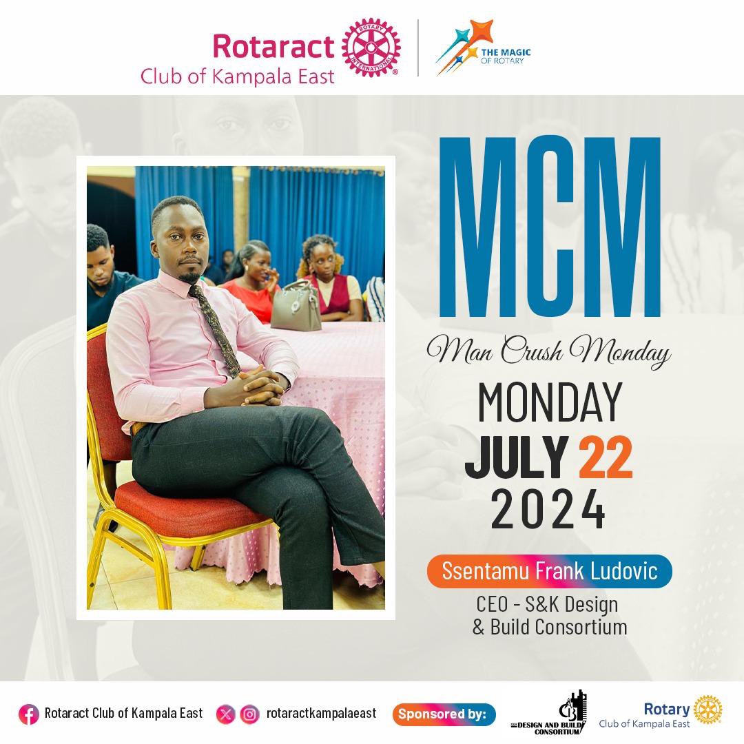 rctkampalaeast's tweet photo. #MCM is other than our SAA 
@arcludovic CEO @SK_Consortium 

“A person can change his future by merely changing his attitude” Earl Nightingal

A blessed week ladies and Gentlemen 
@KlaEastRotary 

#TheGreatLakers https://t.co/cmJ6Vdg8x4