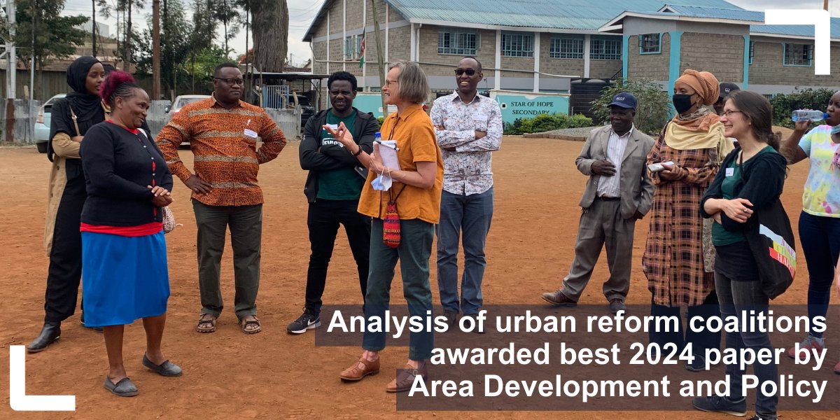 African Cities Research Consortium (@africancities_) on Twitter photo 🏆 We're delighted that ACRC’s CEO @DianaMitlin has been awarded the best paper of 2024 by <a href="/RSA_ADP/">Area Development & Policy</a> for “The contribution of reform coalitions to inclusion and equity: lessons from urban social movements”. 🏆 We're delighted that ACRC’s CEO @DianaMitlin has been awarded the best paper of 2024 by <a href="/RSA_ADP/">Area Development & Policy</a> for “The contribution of reform coalitions to inclusion and equity: lessons from urban social movements”.