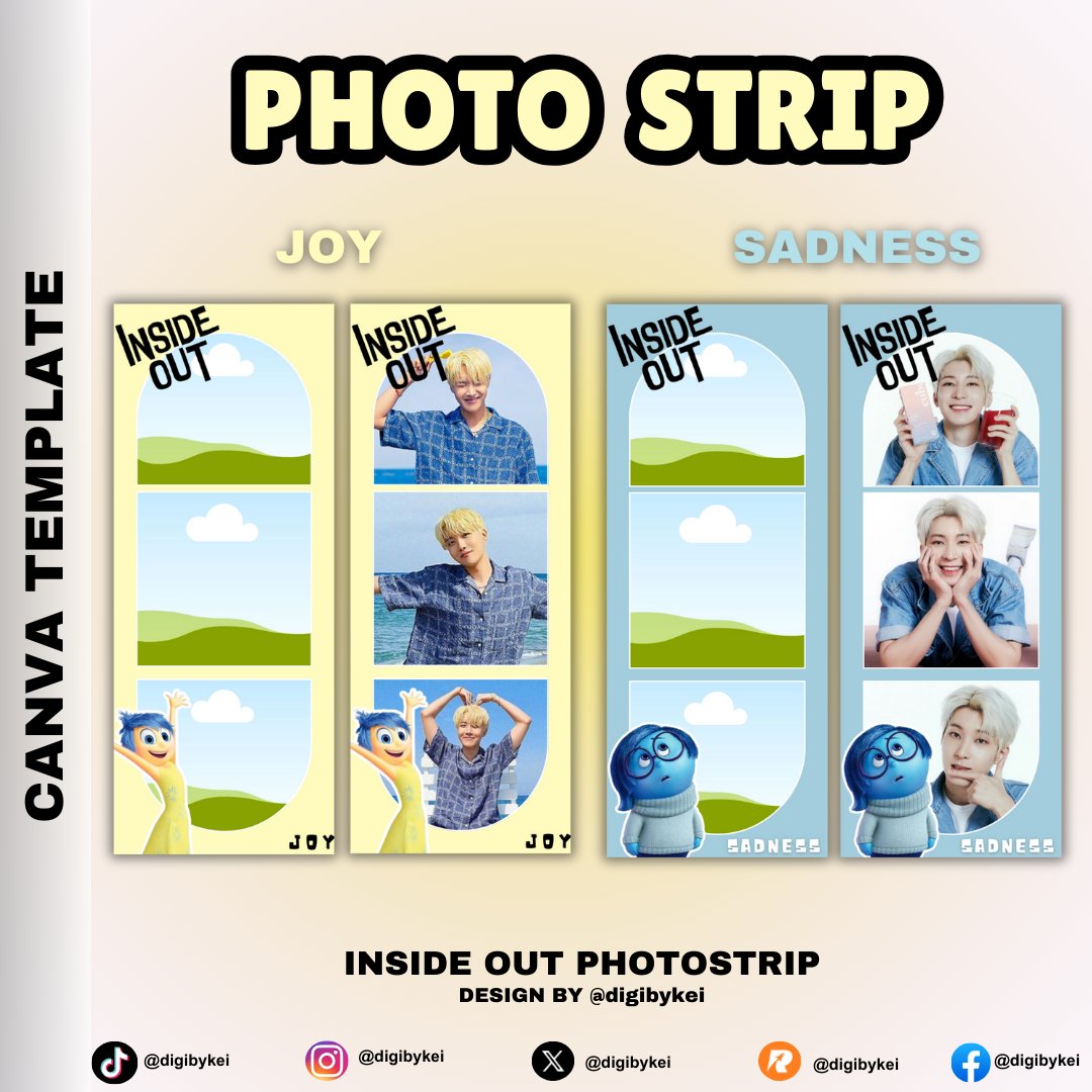 digibykei's tweet photo. Inside Out Photostrip Editable Canva Template
~ ₱200 (dm me to availing)
~ Socials - @digibykei (IG, X, Facebook and TikTok)
~ Tags
#raketph #canva #canvaph #canvatemplates #digitalproducts #photostrip #filmstrip #photobooth #photostriptemplate #filmstriptemplate #digibykei https://t.co/gtggulMqRG