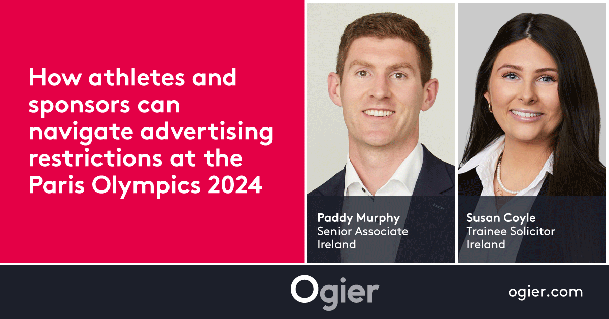 With the Olympic Games opening in Paris this Friday we discuss the advertising restrictions, and how athletes and sponsors can best navigate these: ogier.com/news-and-insig…
For more information contact our team, or visit ogier.com/expertise/sect… #sportslaw #olympics2024