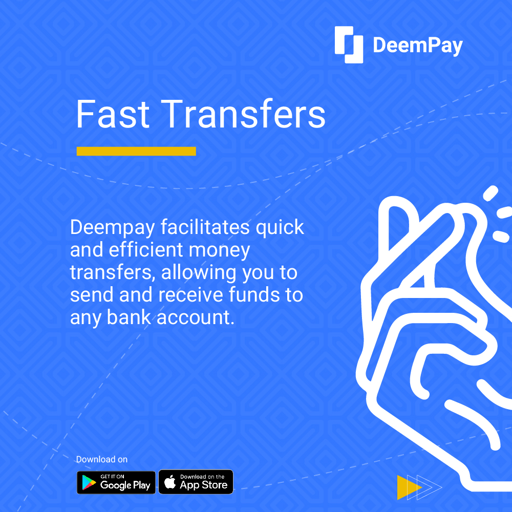 deempay's tweet photo. What do you stand to enjoy while using the DeemPay app?

#payments #deempay #bills #transfers #easeofuse #earnmoney #fivevalues https://t.co/RjMJqSHmv1