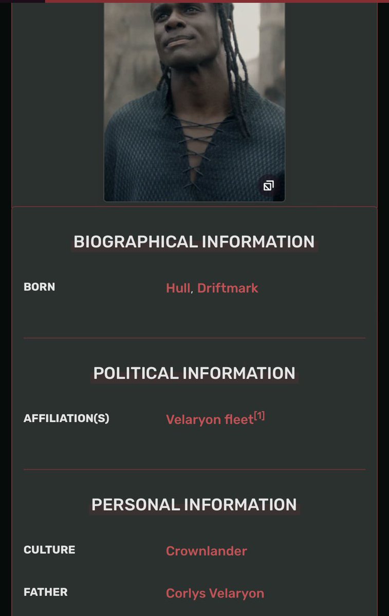 Spoiler 

Addam,Corlys’in oğlu çıktı çıkacağını biliyordum. Sorun şu ki nasıl binebiliyor değil mi?
1)Valyria kanı taşıdığı için
2)Annesi Marilda Hull bilmediğimiz bir Targaryen kanı taşıyor olabilir Rhaenys annesinin ne kadar güzel olduğundan bahsetmişti…