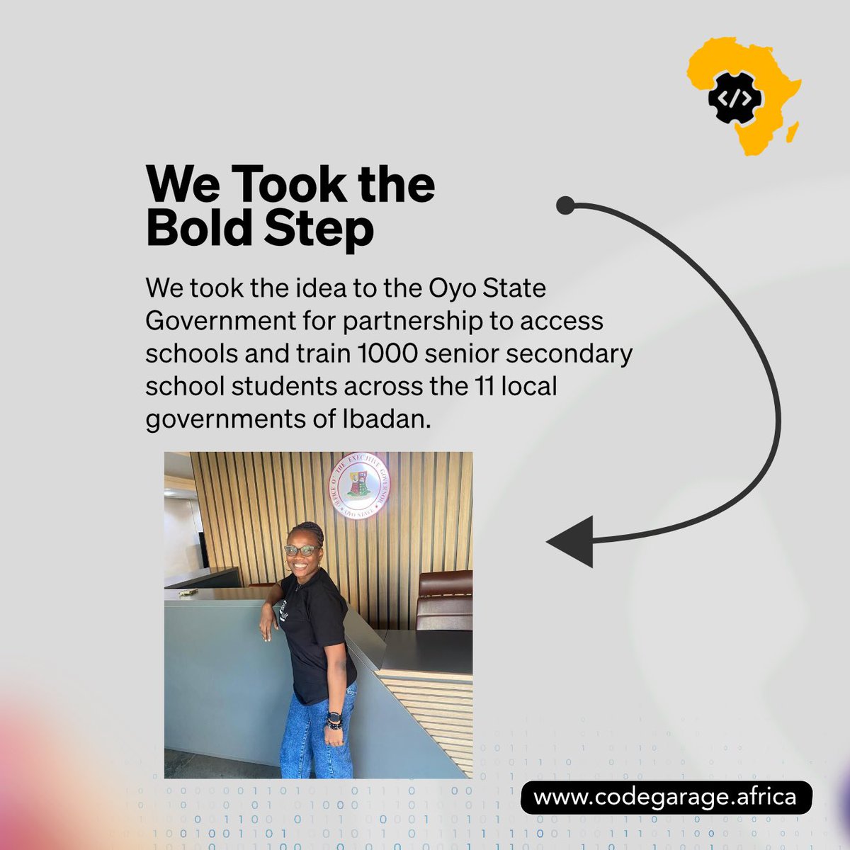 CodegarageA's tweet image. Relive the journey of 1000 Lines of Code, an initiative that empowered 1000 senior secondary schools and certified 784 senior secondary school students in Ibadan with coding skills!

#1000LinesOfCode #CodeGarageAfrica