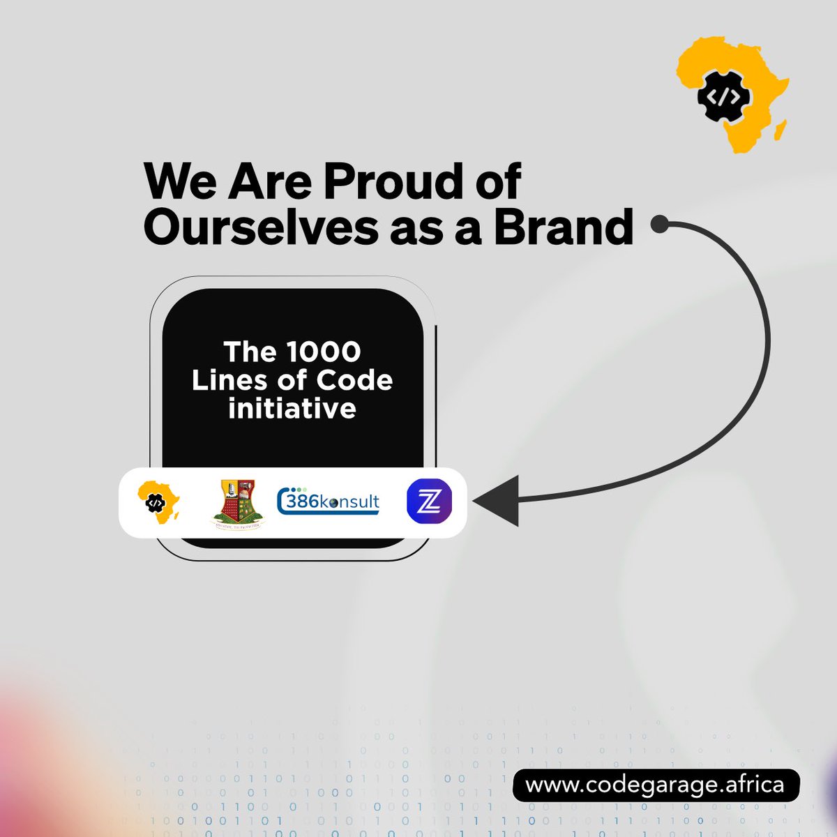 CodegarageA's tweet image. From conception to execution, we’re proud to share our story of partnership, perseverance, and impact.

Swipe through to see how we:

- Brought the idea to life
- Secured partnerships with @386konsult , @zeeh_africa!, and the @oyostategovt

#1000LinesOfCode #CodeGarageAfrica