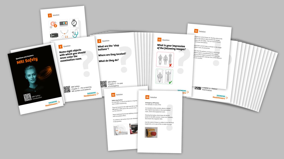 Antje Hellwich @antjehellwich.bsky.social (@antjehellwich) on Twitter photo The last week in July is recognized as #MRSafetyWeek.
Take the chance to refresh your safety education with this deck of Q&A cards, highlighting different aspects of #MRI safety.
You can download the cards in 5 languages at magnetomworld.siemens-healthineers.com/publications/m…
#magnetomworld <a href="/SiemensHealth/">Siemens Healthineers</a> The last week in July is recognized as #MRSafetyWeek.
Take the chance to refresh your safety education with this deck of Q&A cards, highlighting different aspects of #MRI safety.
You can download the cards in 5 languages at magnetomworld.siemens-healthineers.com/publications/m…
#magnetomworld <a href="/SiemensHealth/">Siemens Healthineers</a>