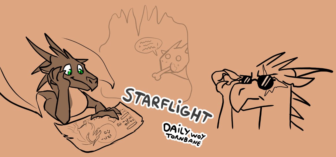 Daily sketch 4:
Starflight! Did you know: in french his name is Comète?
Always a learning opportunity with him
#WingsofFire #wof #dailywof
