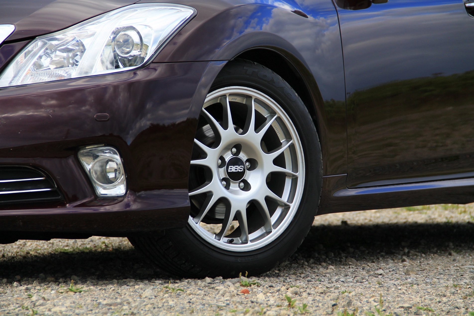 CROWN 210 ③4つお買い求めください トヨタ 純正 BBS 鍛造 新車外し品】トヨタ クラウンスポーツ Z 純正 21in 8.5J +35