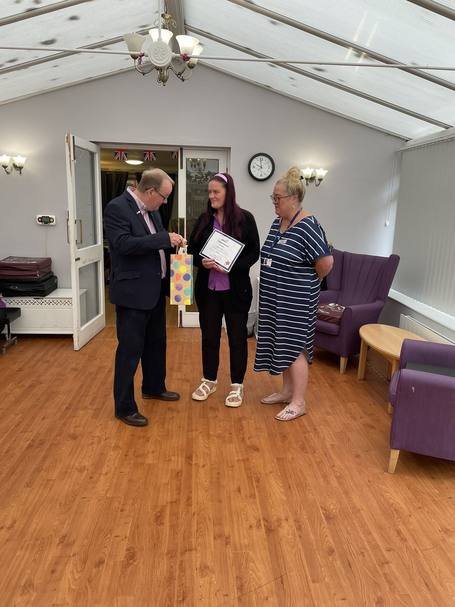 IsraelSieffCH's tweet photo. A well deserved Colleague Award to Diane Parr (Deputy Manager) nominated for her strength and support during my absence. A truly remarkable colleague and friend. Thank you Leisa Millard for the nomination #colleagueaward #amazingdeputy https://t.co/Rp54ywWi6C