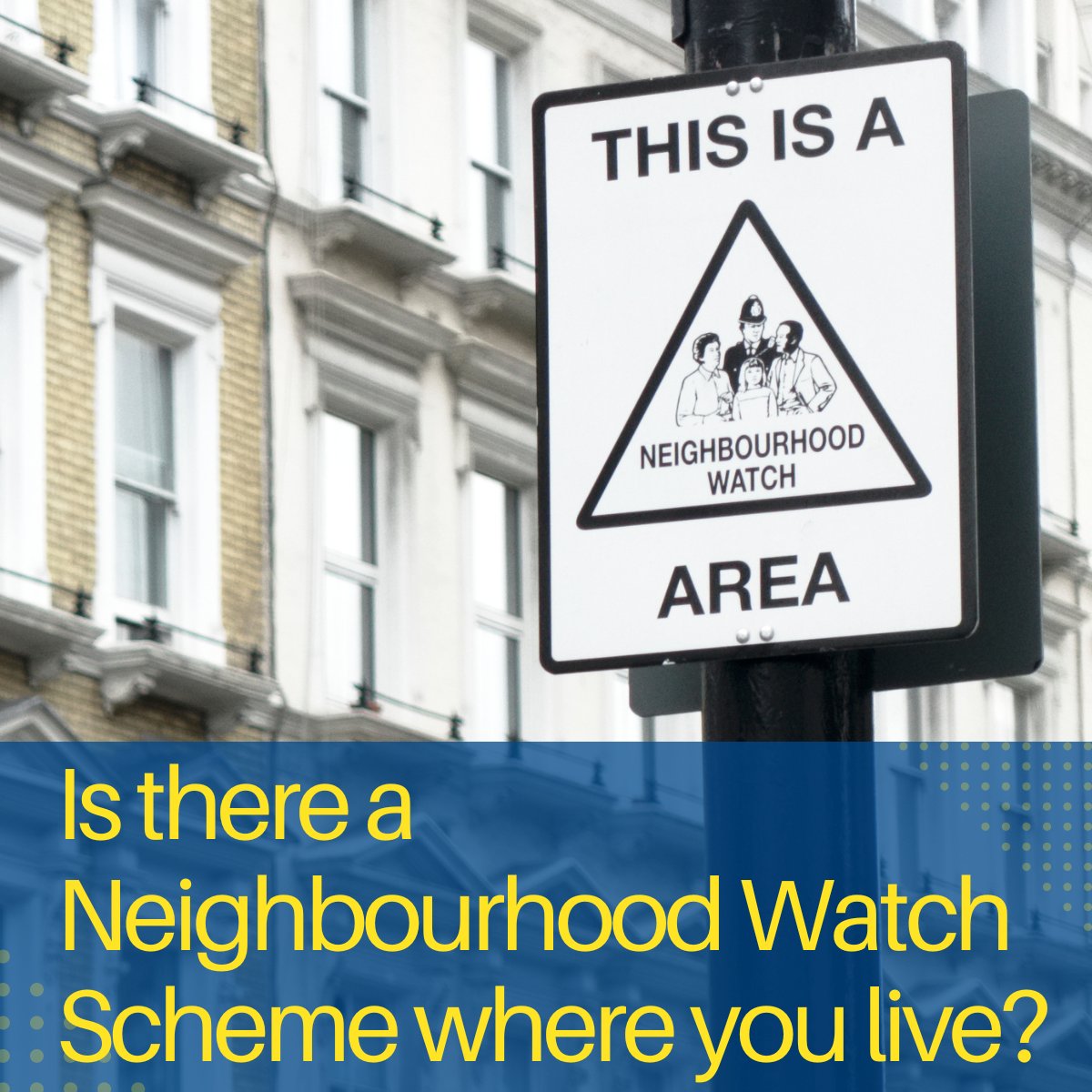 Discover a local Neighbourhood Watch Scheme by entering your postcode at loom.ly/r44g1JY . 

Contact your Neighbourhood Policing Team for more info. 
#CommunitySafety #NeighbourhoodWatch