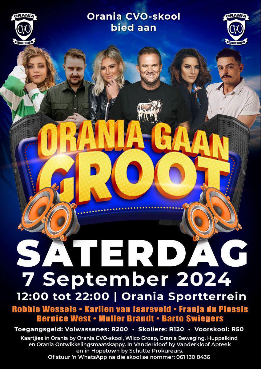 DoepieDomkrag's tweet photo. Groot musiekfees op #orania https://t.co/WiyUfAcurE