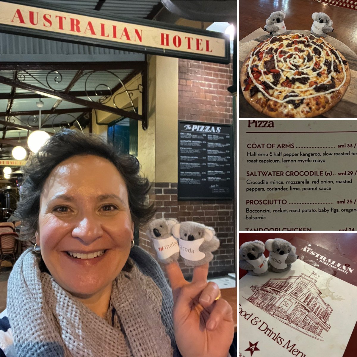Always love visiting #TheAustralianHotel when in Sydney. Great memories at this pub and the tasty gourmet pizzas are delicious. Had the coat of arms (kangaroo &amp; emu). The <a href="/metacoda/">Metacoda</a> koalas were not impressed 😉
australianheritagehotel.com
#pizza #sydneypubs #pub #sydney #metacodakoala