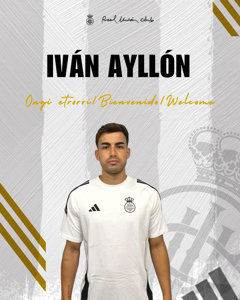 🤝 <a href="/ivaanayllon/">Iván Ayllón</a>, nuevo fichaje 

realunionclub.com/ivan-ayllon-nu… 

🤝 <a href="/ivaanayllon/">Iván Ayllón</a>, fitxaketa berria 

realunionclub.com/eu/ivan-ayllon…