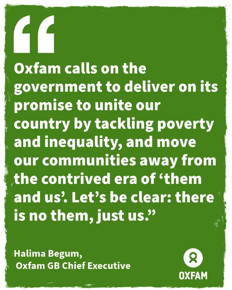 oxfamgbpress's tweet photo. PRESS RELEASE: UK Public want an end to divisions to help tackle key issues such as poverty and climate change - poll

https://t.co/yDjQidFOBO https://t.co/6727O6ijSn