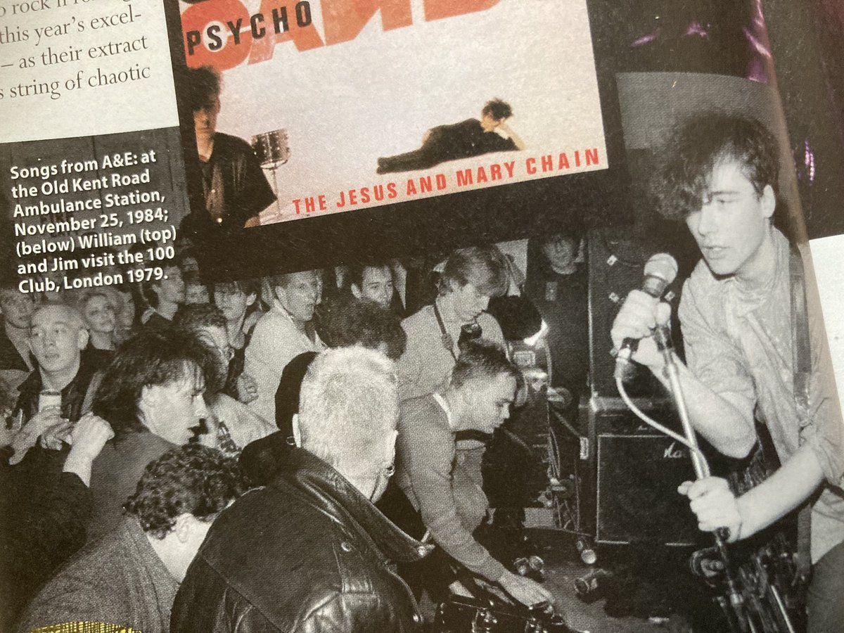 btfoshizzle's tweet image. Enjoyed seeing the man few still dare to call Geoff the Postman having his annual #beatwave Bullet breakfast with a hungover Nun yesterday, almost 40 years after he was front and centre (with his hand on the stage) in the great JAMC live shot in this month’s @MOJOmagazine