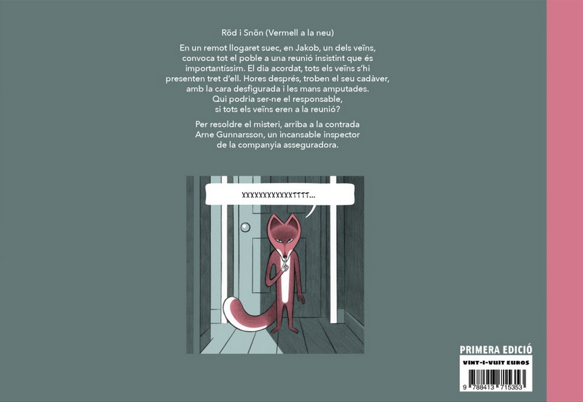 comicat's tweet photo. Més #CòmicEnCatalà 

Cap a finals setembre, @bangediciones publicarà l'edició en català de #RödISnön (Vermell a la neu), un "nordic noir" de Francisco Torres #Linhart, amb traducció de @cinexina. 

Obra nominada al premi OUEST FRANCE del festival francés Quai des Bulles 2024 https://t.co/QpVfvNy7JW