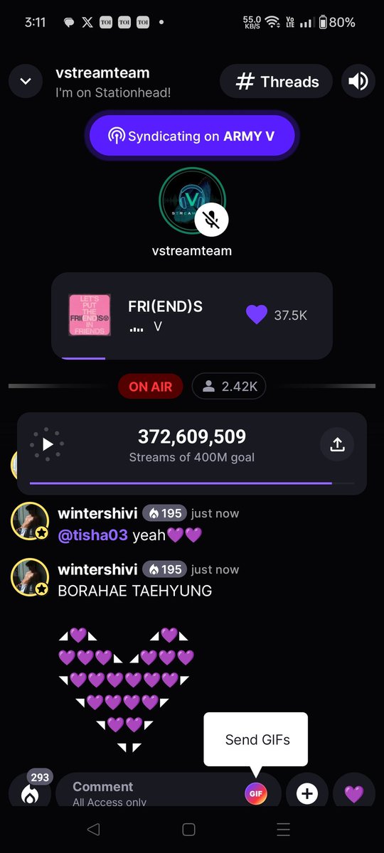 VAdeul's tweet photo. @BTSVChartData BORAHAE TAEHYUNG
#태형아_영원히_너와함께할게
FOREVER WITH YOU TAEHYUNG https://t.co/vqqvQALIE0