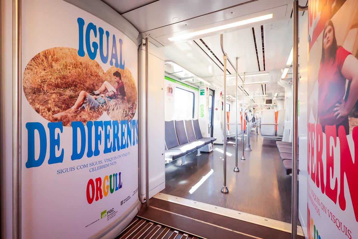 FGCcorporatiu's tweet photo. 📰 @igualtatcat i #Ferrocarrils signen un acord per promoure les polítiques d'igualtat i la no-discriminació al transport públic

✍️ El conveni inclourà la formació del personal d'#FGC i la difusió de campanyes a trens i estacions de #Ferrocarrils

📲 https://t.co/bf7zKpuXQZ https://t.co/a5TKfzlzTm
