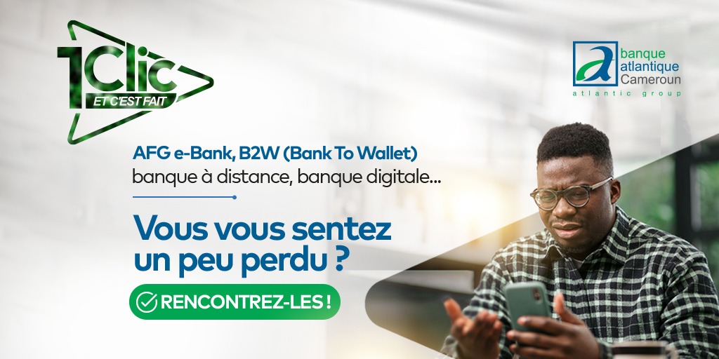 AFGBankCameroun's tweet image. 🤝 Venez à la rencontre de nos 🧢DigiSales en agence et bénéficiez gratuitement d’un accompagnement personnalisé pour découvrir vos services digitaux et profiter pleinement de votre expérience bancaire.🏦

#BanqueADistance #Coaching #BanqueAtlantiqueCameroun #BACMseReinvente