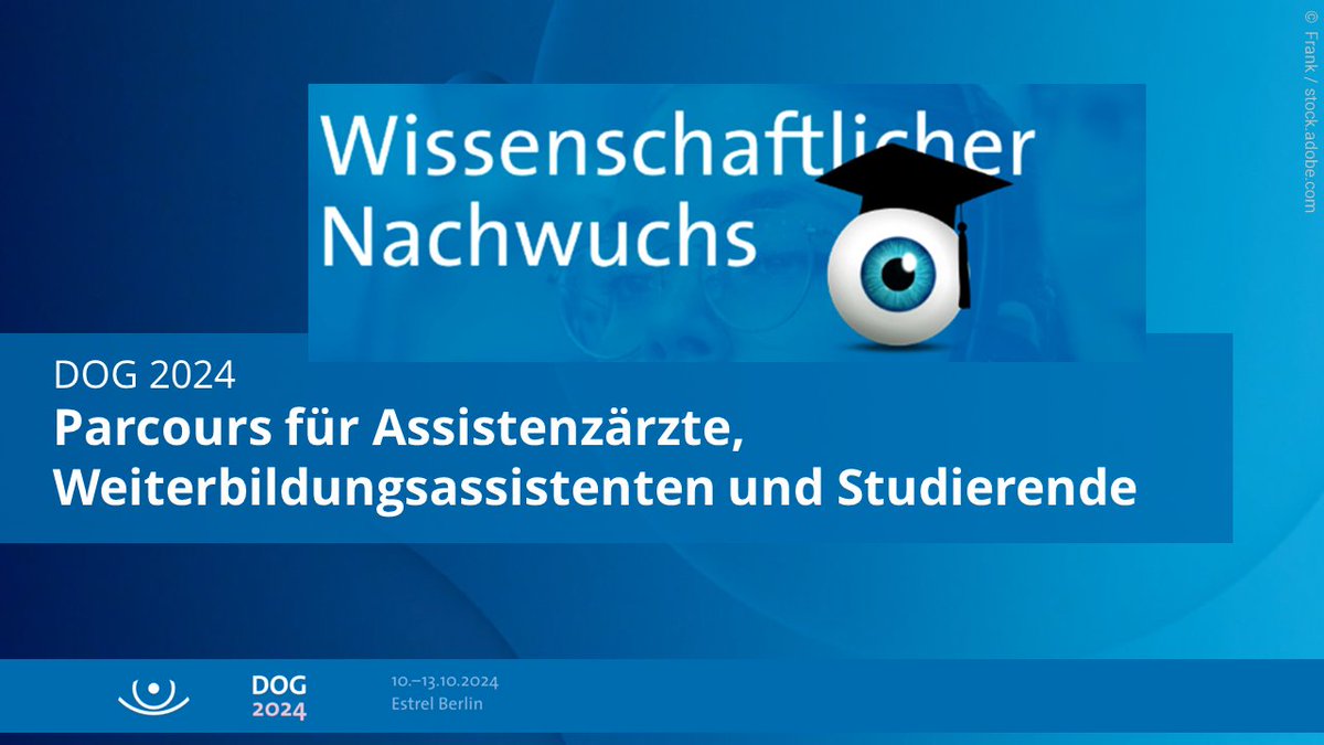 Am Samstag, den 12. Oktober 2024, bietet der DOG EyeParc im Rahmen der #dog2024 mehrere kompetitive Parcours mit Simulatoren, Blickdiagnosen, Aufgaben und Kurzvorträgen für Studierende, Assistenzärzte und Weiterbildungsassistenten. 
Mehr dazu: dog-kongress.de/highlights/wis…
