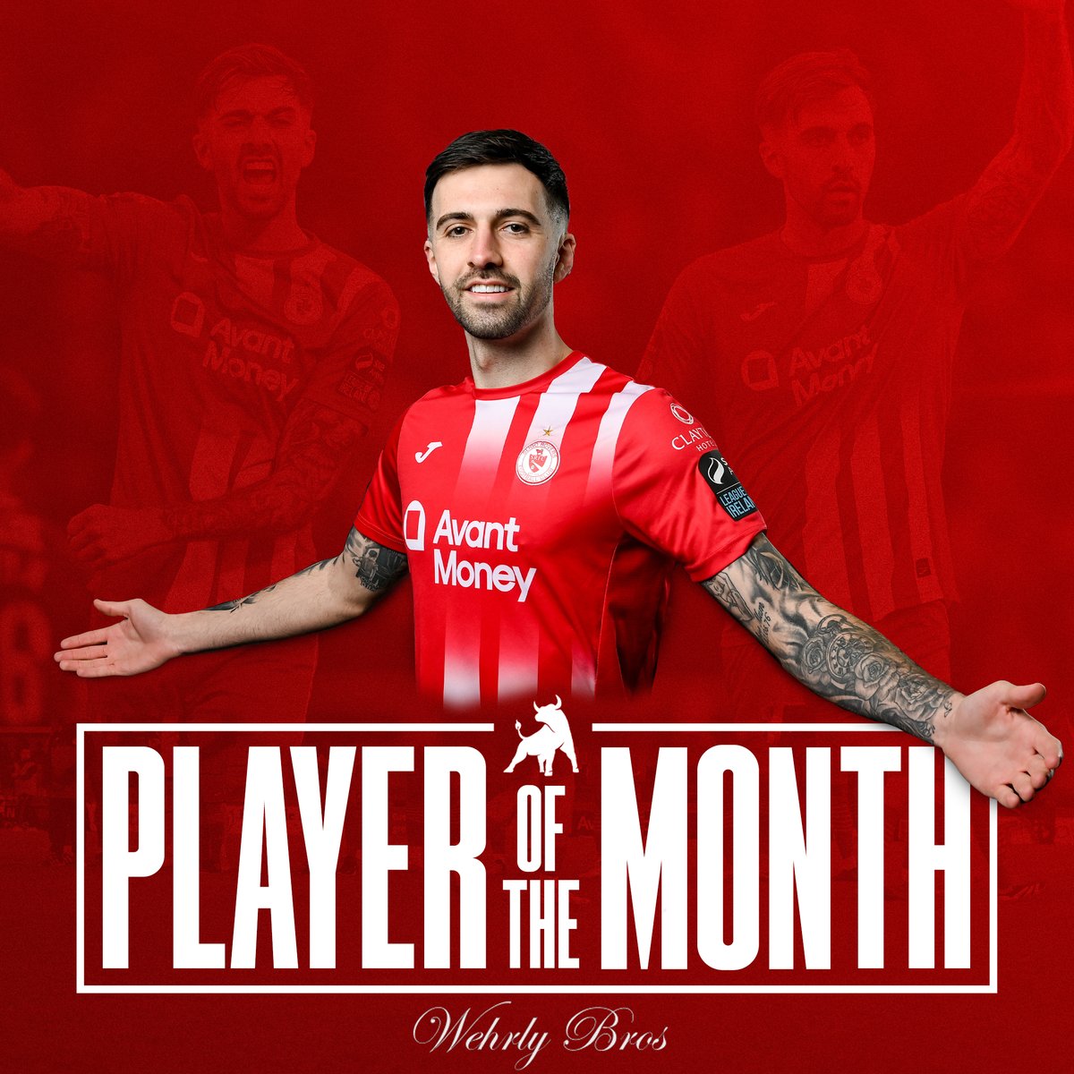 Player of The Month - June 🔴⚪️

Congratulations to Ellis Chapman, who has been voted our Wehrly Bros Men's Player of The Month for June by our fans 👏

Ellis Chapman has been in amazing form and has played an instrumental role in our team's success, while also scoring a few