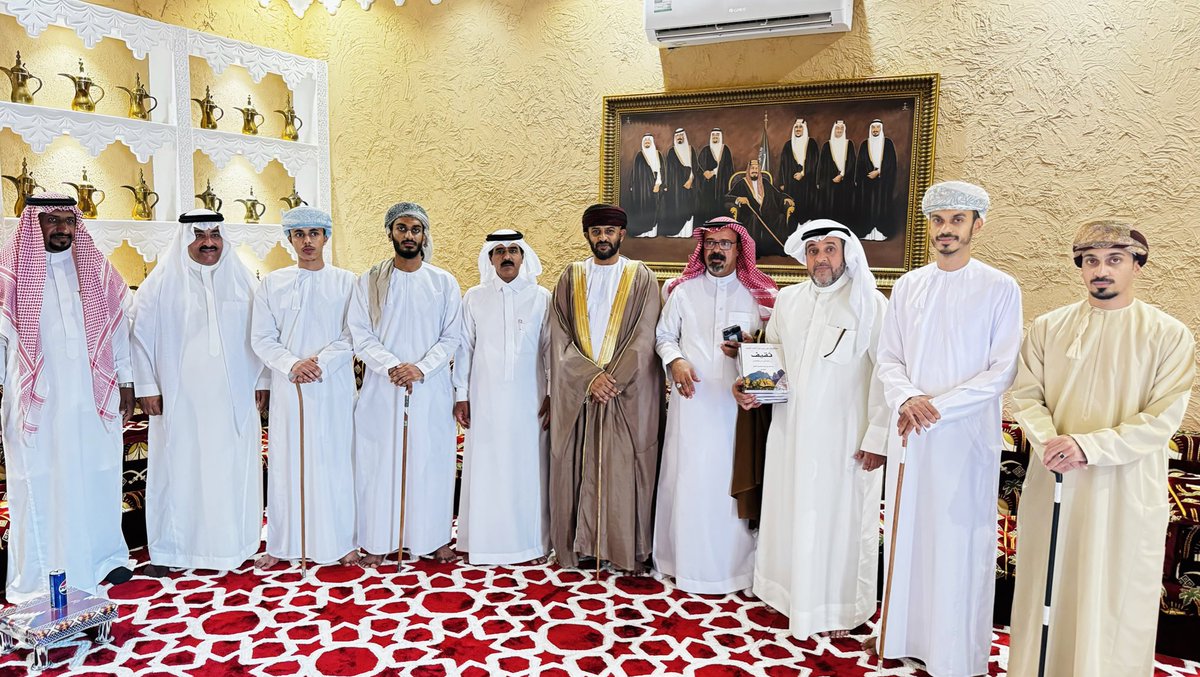 algfene832's tweet photo. سعدنا بـ #متحف_الجفيني بزيارة نخبة
من شيوخ القبائل ورجال الاعمال والاعلاميين 
من #الكويت و #عمان ورموز الوطن🇸🇦 https://t.co/69krcttwqk