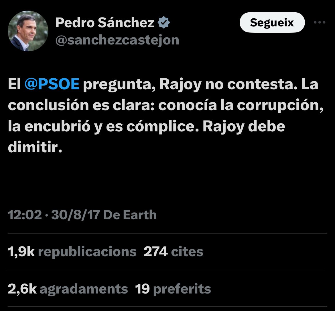 Algunos tweets envejecen muy mal.