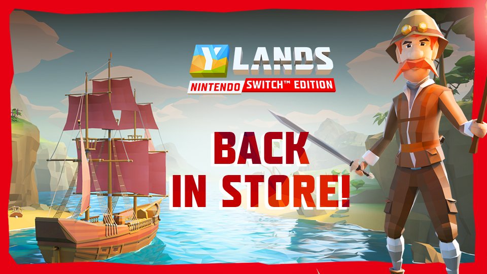 Ahoy, Ylanders! 🏝️

We are happy to let you know that all issues regarding Ylands: Nintendo Switch™ Edition are now resolved. Feel free to hit the link and get your copy. 👇

ylands.com/nintendo-switc…

#Ylands #NintendoSwitch