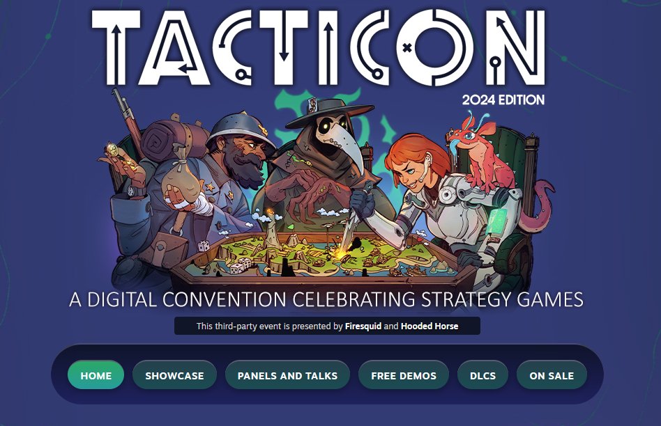 Love Strategy games? ❤️

There’s still time to grab a great deal on some awesome strategy games as part of #TactiCon 2024 over on Steam. Or why not try a demo of some excellent upcoming titles? 
<a href="/tacticon_games/">TactiCon</a>