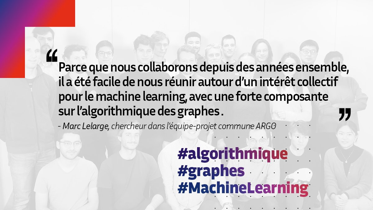 inria_paris's tweet image. 📚 #ÉtéLecture | Comment mieux cibler ses communautés sur les réseaux sociaux? Et sur le #Web, comment conserver le contrôle de ses données? Pour répondre à ces questions l’équipe-projet commune ARGO allie #algorithmique des #graphes et #MachineLearning : inria.fr/fr/apprentissa…