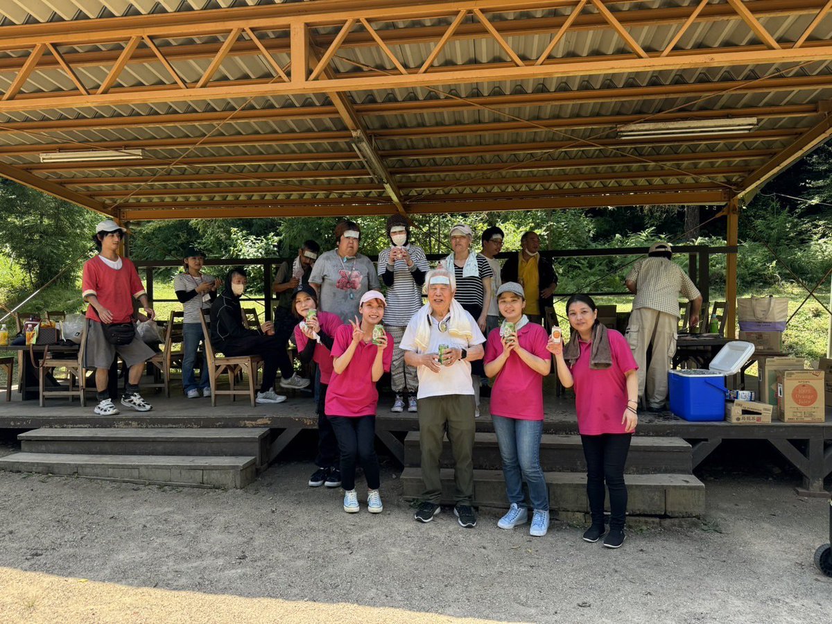 DomeFamily's tweet photo. こんばんは！Familyドームです😋

今日は炎天下の中、夏らしく
BBQでした🍖🫶

#姫路 #ボランティア #Familyドーム
#やまびこ #書写タロリン村 https://t.co/EtGkL7GV1h