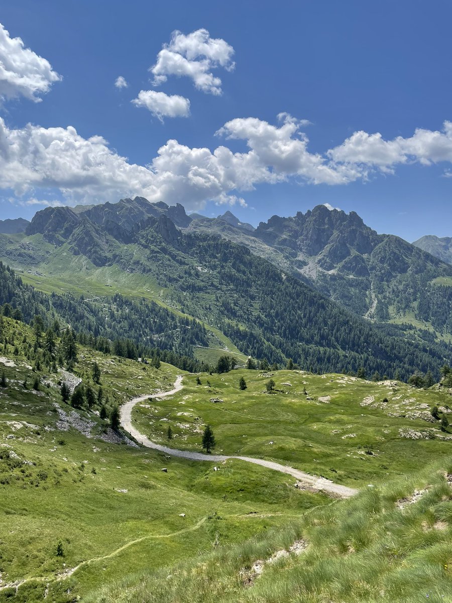 Orobie Alperne var i fin form i går.