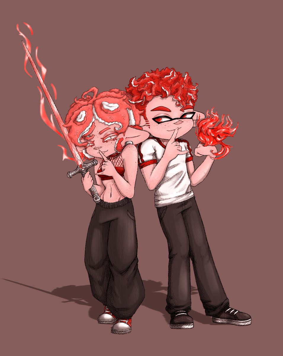 Pair like no other. 🤫
Reppin the Krimson Kourt. 🔥
Present to you, Zinnia and Ninninedo!
"Ignium in Unitate." "Once a Red."
      22 of a Kind        |         9 n Only