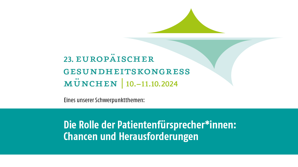 Beschwerden von Patient:innen
sind ein Schatz für Kliniken! Sie treiben positive Veränderungen voran. Patientenfürsprecher
sind dabei die Brückenbauer. 💡Europäischer Gesundheitskongress München am 10.-11. Oktober 2024: gesundheitskongress.de/anmeldung

#Gesundheit #Patientenfürsprecher
