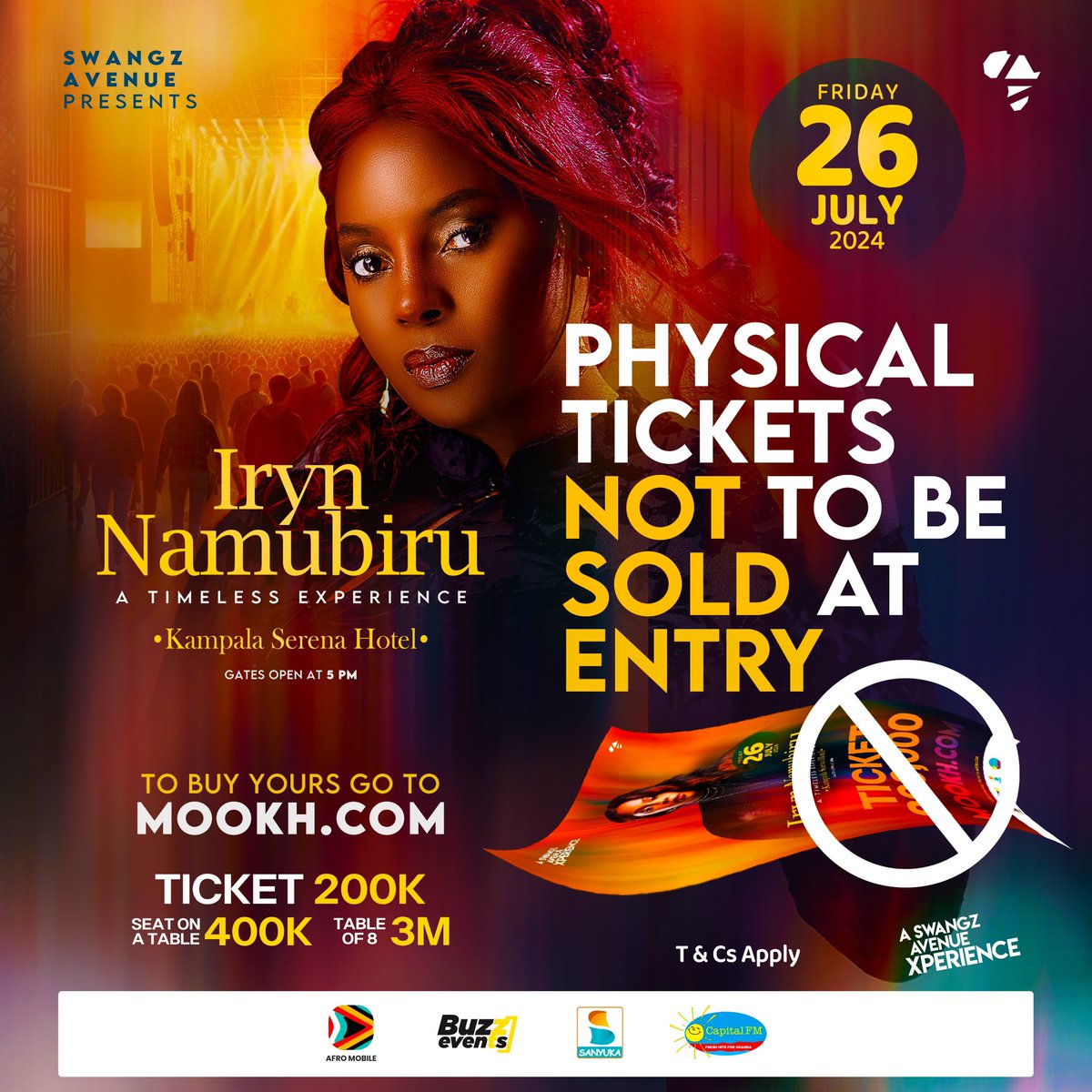 Rita_Arinaitwe's tweet image. Gentle Reminder!!

Physical Tickets NOT to be sold at Entry on Friday

#TimelessExperience