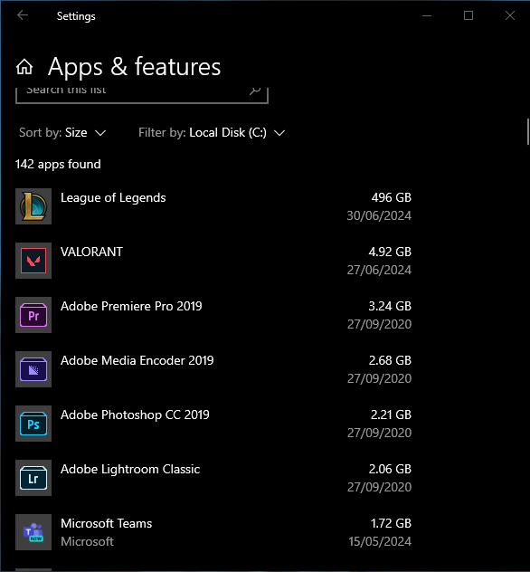 Marv7844's tweet photo. Okay, but why in the motherf*ck is my League reading as occupying 496GB of my 500GB SSD??? https://t.co/aTVdZeHEaG