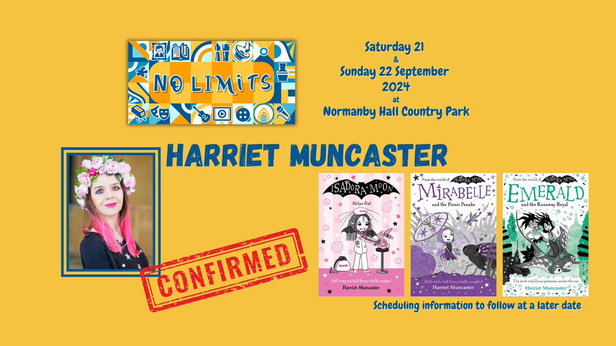 No Limits Festival (@nolimitsfest_) on Twitter photo The Isadora Moon, Mirabelle and Emerald series are huge favourites <a href="/Therabbits21/">The Rabbit Hole Brigg</a> and we're thrilled that we'll be welcoming their creator, <a href="/H_Muncaster/">Harriet Muncaster</a> to #nolimitsfest
With #IsadoraMoon now an animated series, and #Emerald soon to follow, we think there'll be lots of new fans! The Isadora Moon, Mirabelle and Emerald series are huge favourites <a href="/Therabbits21/">The Rabbit Hole Brigg</a> and we're thrilled that we'll be welcoming their creator, <a href="/H_Muncaster/">Harriet Muncaster</a> to #nolimitsfest
With #IsadoraMoon now an animated series, and #Emerald soon to follow, we think there'll be lots of new fans!