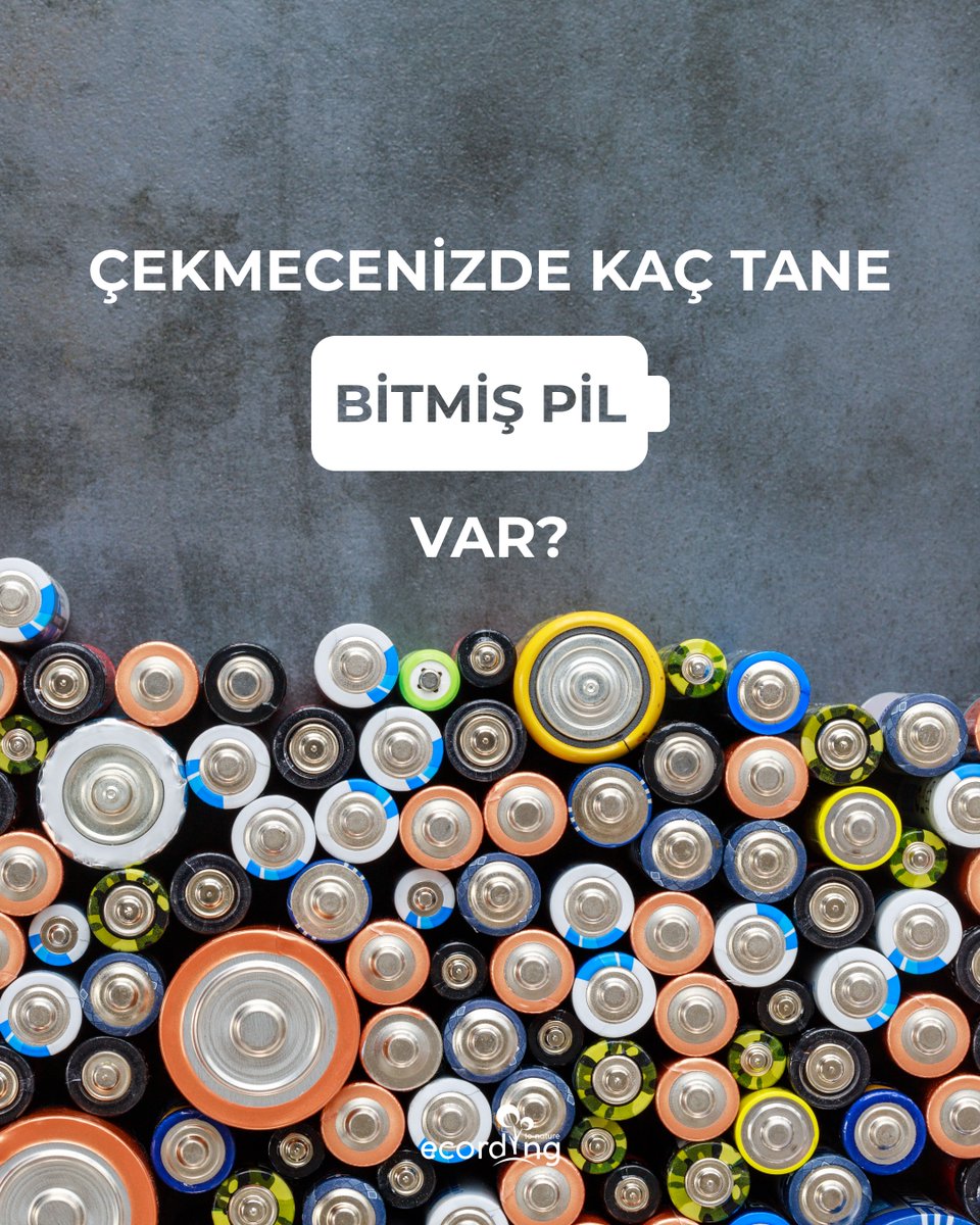 ecording2nature's tweet photo. Atık pilleriniz çekmecelerinizde tozlanmak yerine, #ecordingApp'te puanlara dönüşsün. ♻️🌱
Hem ihtiyaçlarınızı karşılasın hem de Dünya'ya iyi gelsin! 🌎✨
#geridönüşüm #sürdürülebilirlik #pil #pilgeridönüşüm https://t.co/pdSBTHNJya