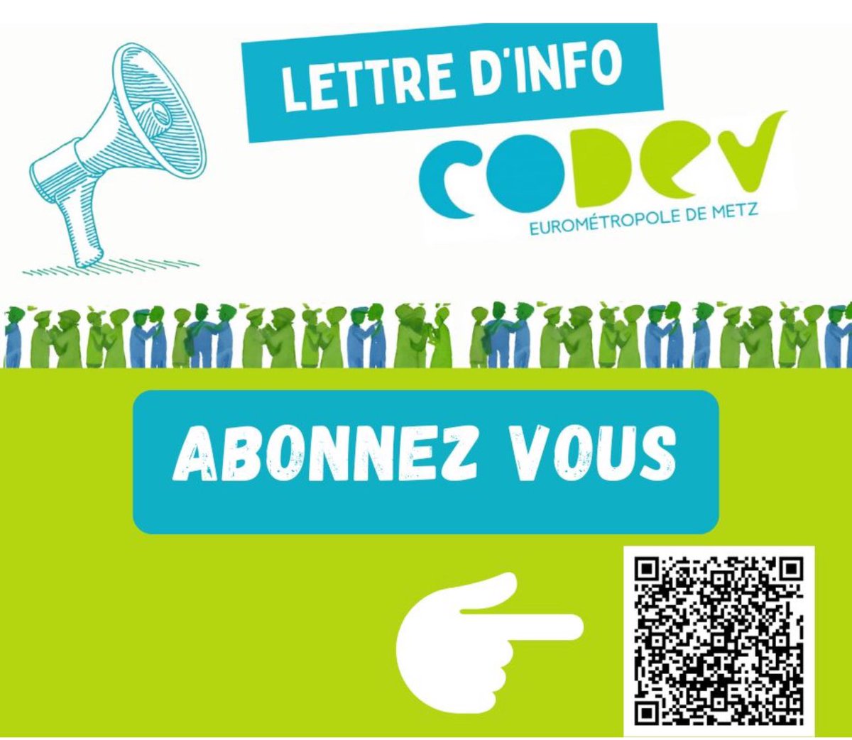 CODEV Eurométropole de Metz (@codevmetz) on Twitter photo 📬inscription newsletter CODEV
🚨Ne ratez rien de l'actualité et des travaux du CODEV l’instance participative de l'EuroMétropole de Metz !
👇🏼Abonnez-vous à notre lettre d'info 📑dès maintenant.
forms.info.eurometropolemetz.eu/5e5d25c4b95cee…
Prochaine parution en septembre.<a href="/CoordNatCD/">CNCD</a> <a href="/EuroMetroMetz/">Eurométropole de Metz</a> 📬inscription newsletter CODEV
🚨Ne ratez rien de l'actualité et des travaux du CODEV l’instance participative de l'EuroMétropole de Metz !
👇🏼Abonnez-vous à notre lettre d'info 📑dès maintenant.
forms.info.eurometropolemetz.eu/5e5d25c4b95cee…
Prochaine parution en septembre.<a href="/CoordNatCD/">CNCD</a> <a href="/EuroMetroMetz/">Eurométropole de Metz</a>