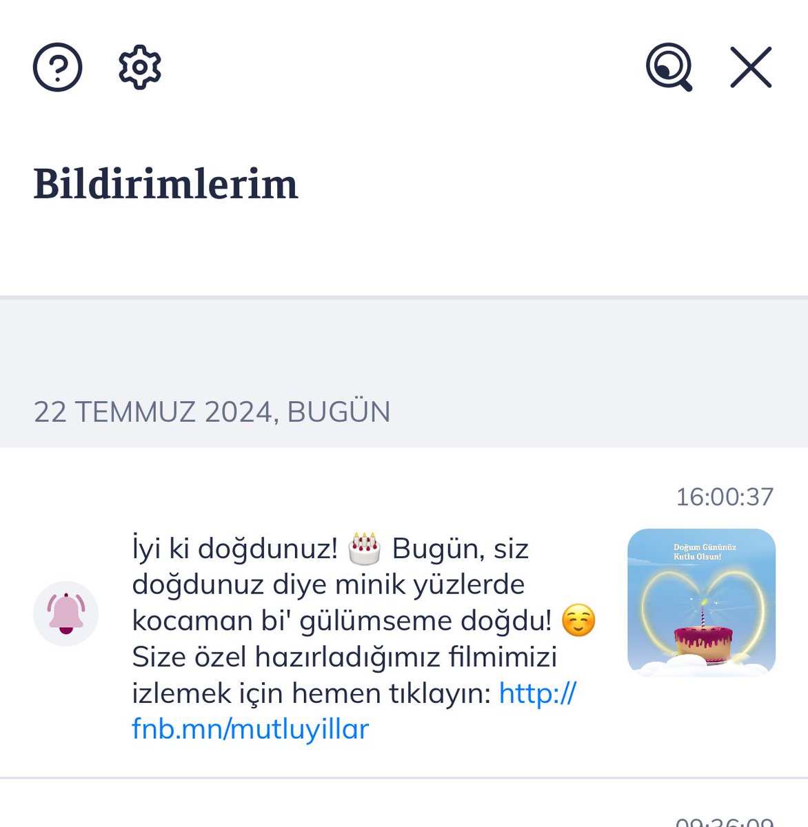 Bugün değil dündü salak QNB 😂