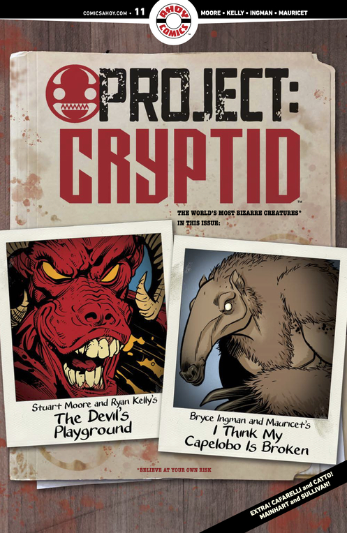 ComicCrusaders's tweet photo. #COMICBOOKPREVIEW: PROJECT: CRYPTID #11 by #StuartMoore, #BryceIngman, #RyanKelly, #Mauricet & more... from @AhoyComicMags #comics #comicbooks https://t.co/7PRBrUl8Yr https://t.co/5EXxvezqrU