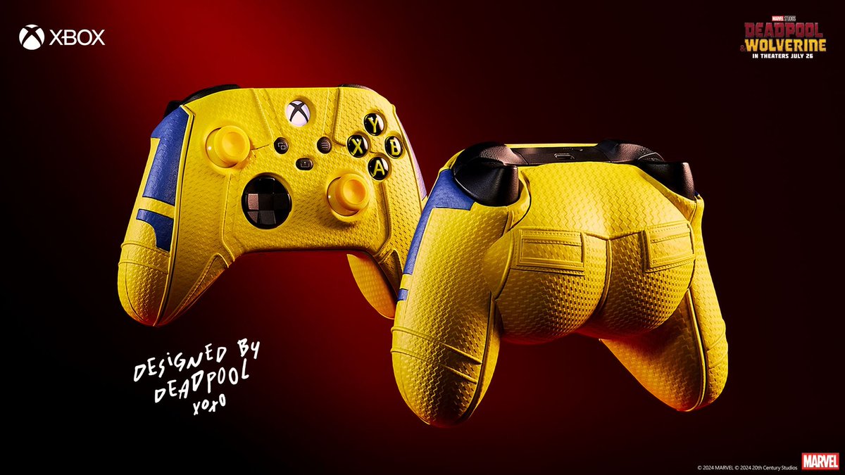 Wario64's tweet photo. Wolverine Xbox Controller revealed (contest/sweepstakes) https://t.co/w5J89KVTou https://t.co/HPCXwD3uE8